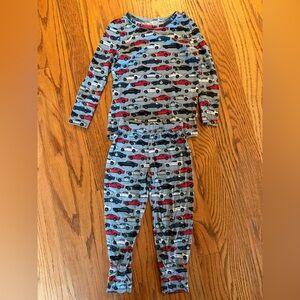 Posh Peanut Kids' Car Print Pajama Set - 2T